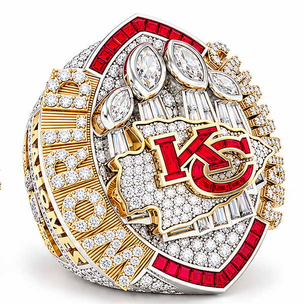 KINGDOM OF CHAMPIONS: The Kansas City Chiefs Legendary 4-Ring Super Bowl Collection