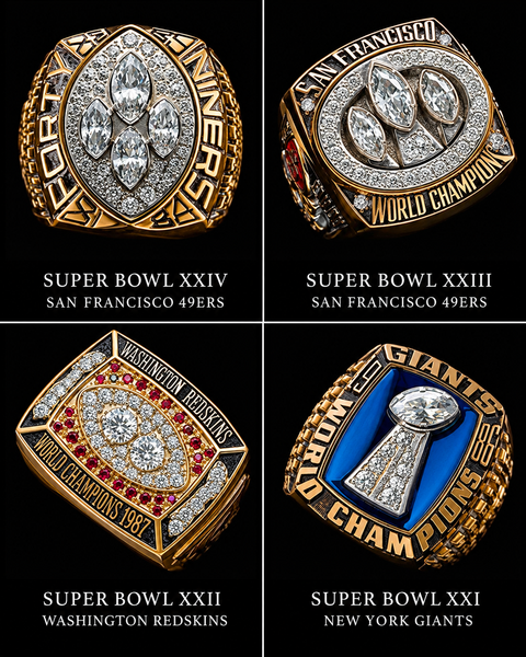 The Complete Super Bowl Replica Ring Collection — All 60 Championships in One Legendary Set