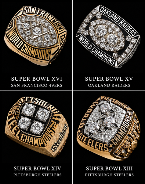 The Complete Super Bowl Replica Ring Collection — All 60 Championships in One Legendary Set
