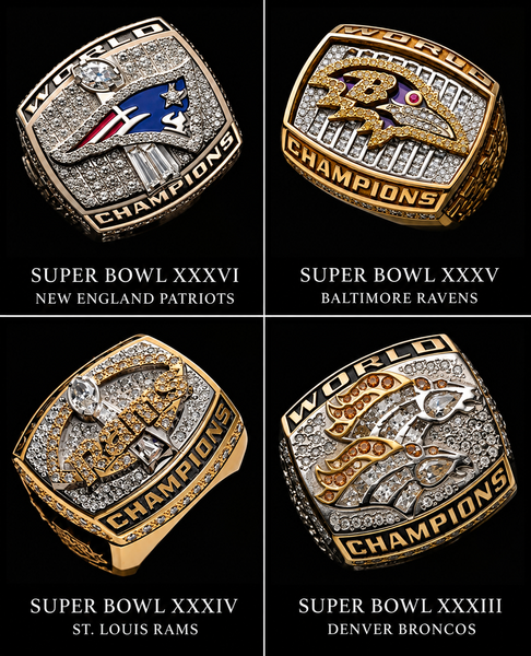 The Complete Super Bowl Replica Ring Collection — All 60 Championships in One Legendary Set