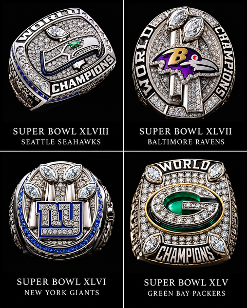 The Complete Super Bowl Replica Ring Collection — All 60 Championships in One Legendary Set