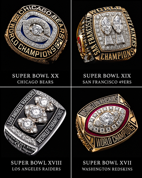 The Complete Super Bowl Replica Ring Collection — All 60 Championships in One Legendary Set