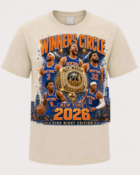 The Winners Circle: New York Knicks 2026 Championship Tee