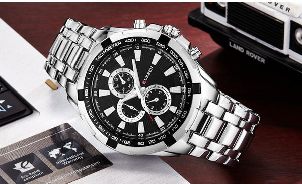 Curren Executive Stainless Steel Quartz Watch