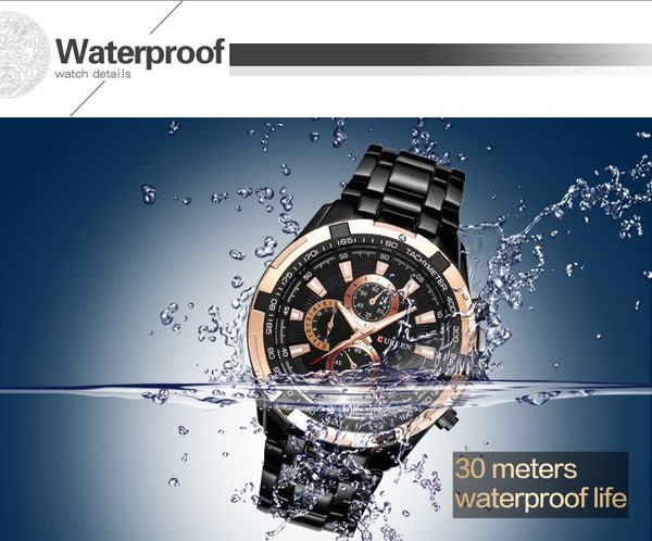 Curren Executive Stainless Steel Quartz Watch