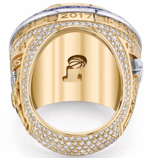 The 5-Time NBA World Champion Golden State Warriors Replica Ring